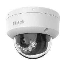 [Dual Light] HiLook Series / Domo IP de 4 Megapixel / Uso en interior / Lente 2.8 mm / 20 mts IR + 20 mts Luz Blanca / Micrófono Integrado / ACUSENSE Lite / PoE / dWDR / H.265+ / ONVIF