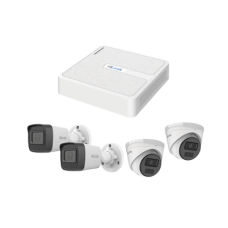 Kit IP 2 Megapixel / NVR de 8 Canales con 8 Puertos PoE / 2 Cámaras IP Bala para Exterior / 2 Cámaras IP Domo para Exterior