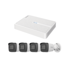 Kit IP 2 Megapixel / NVR de 8 Canales con 8 Puertos PoE  / 4 Cámaras IP Bala para Exterior
