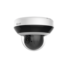 Mini Domo PTZ IP 4 Megapixel / 4X Zoom / H.265+ / 20 mts IR EXIR / WDR 120dB / PoE / IK10 / Exterior IP66 / Ultra Baja Iluminación / Micrófono Integrado / PoE