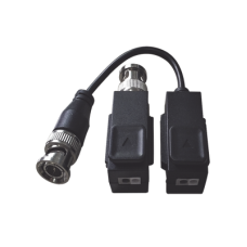 Kit de Transceptor (Balluns) TURBOHD con Boton Push / Hasta 8 MP (4K) / 100% Cobre / Soporta HD-TVI / AHD / CVI / CVBS / Audio por Coaxitron / Datos para Menu de Configurar de Cámaras 