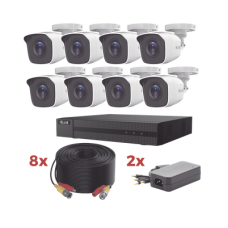 Kit TurboHD / DVR 8 Canales 1080p Lite / 8 Cámaras bala 1080p metalicas / 8 cables de 20 metros / 2 fuentes de 4 canales Kit TurboHD / DVR 8 Canales 1080p Lite / 8 Cámaras bala 1080p metalicas / 8 cables de 20 metros / 2 fuentes de 4 canales