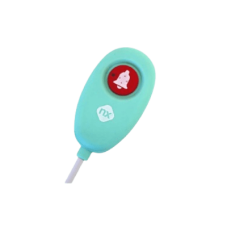 Pulsador de alarma para Terminal de Cama / Sumergible IP66 / LED de Aviso / Desconexión de Cable Alarma / Material Silicona Antibacteriana / Longitud Cable 3 m