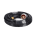 Cable Coaxial 15 Metros / Baja Pérdida / Diámetro 5 mm / Impedancia 50 Ω / Apantallamiento >90dB / Operación 5-3000 MHz / Conectores N y SMA Macho / Compatible NX9775 NX9776 NX9783