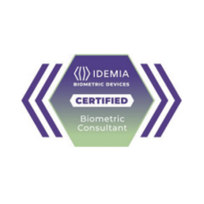 Consultor biométrico certificado, membresía de 2 años con acceso al módulo de ventas 24/7 a la plataforma de aprendizaje de dispositivos biométricos de IDEMIA.