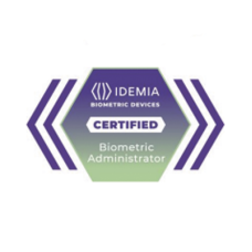 Certificado Idemia Administrador Biométrico , membresía de 2 años con acceso al módulo de ventas 24/7 a la plataforma de aprendizaje de dispositivos biométricos de IDEMIA.