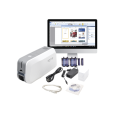 Kit de Impresora tarjetas PVC/ Puede Crecer a  Laminador/ Doble Cara / Incluye: 2 x Ribbon a Color, 100 tarjetas PVC, Software, 1 Kit de Limpieza