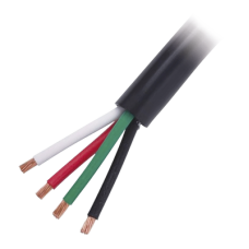 Cable Eléctrico de Uso Rudo 4 Hilos Calibre 10 AWG, Hasta 600 V. Rollo de 100 m.