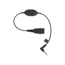 Jabra Cord QD a conector de 3.5 mm con Push-to-Talk para teléfonos celulares smartphones (8800-00-103) Jabra Cord QD a conector de 3.5 mm con Push-to-Talk para teléfonos celulares smartphones (8800-00-103)