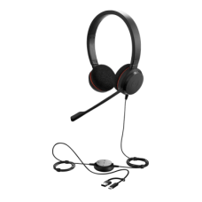 Jabra Evolve 20 DUO con conexión USB C/A, Micrófono con Cancelación de Ruido de Ultima Generación, Configuración Plug and Play (4999-829-269) Jabra Evolve 20 DUO con conexión USB C/A, Micrófono con Cancelación de Ruido de Ultima Generación, Configuración Plug and Play (4999-829-269)