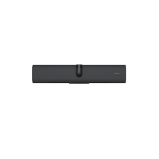 Barra de Video para Salas de Reuniones Pequeñas / Campo de Visión 180° / Cámara Dual Panorámica 4K / Zoom Digital 4X / 6 Micrófonos Beamforming con Cancelación de Ruido / Altavoz 80Hz-20000Hz / IA con Composic