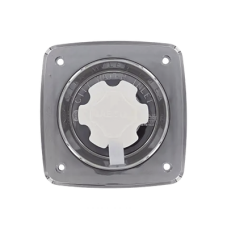 Regulador de presión de agua cromado.