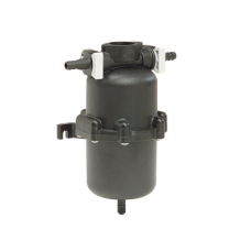 Mini tanque acumulador con capacidad de hasta 0.65 litros.