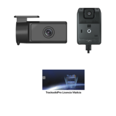 KIT Dashcam con sistema de control ADAS (asistencia de manejo) y Camara de cabina (CI03) / Multiples alarmas /Comunicación dos vías / ideal para flotas vehiculares / Facil instalacio / Incluye licencia vitalicia plataforma TrackSolidPro