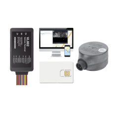 Kit localizador vehicular / 4G LTE / BLE / RS485 / Audio dos vias (requiere accesorios) / incluye SIM500MB2Y, Plataforma EPCOMGPSCODE y UL212 Sensor ultrasonico