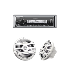 Kit de estéreo con Bluetooth KMR-M332BT | más Par de bocinas KFC-1653MRW Kit de estéreo con Bluetooth KMR-M332BT | más Par de bocinas KFC-1653MRW