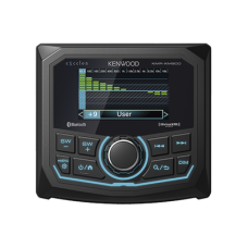 Estéreo marino sumergible IP66, con pantalla de 2.7 pulgadas, conexión Bluetooth, iluminación multicolor variable, con entrada USB 