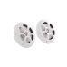 Par de altavoces fabricado en grado marinos en color blanco de 6.5