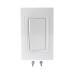 Apagador Sencillo de 127 V 10 A /Color Blanco.