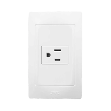 Contacto Sencillo de 127 V~60 HZ 15 A/ Color Blanco. Contacto Sencillo de 127 V~60 HZ 15 A/ Color Blanco.