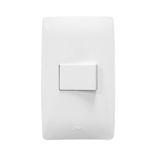 Apagador Escalera Sencillo de 127 V~60 Hz 10 A/ Color Blanco. Apagador Escalera Sencillo de 127 V~60 Hz 10 A/ Color Blanco.