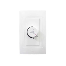 Dimmer Rotativo para Ventilador / 300 W 127 V CA / Color Blanco. Dimmer Rotativo para Ventilador / 300 W 127 V CA / Color Blanco.