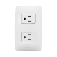 Contacto Dúplex de 127 V~60 HZ 15 A / Color Blanco.