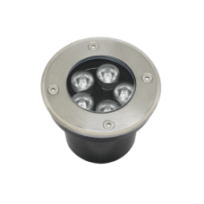 Luminario Empotrar en Piso / Uso en Exterior IP66 / Multivoltaje 110-240V~ 60Hz / Temperatura de Color 6500K  / Ángulo de Luz 36° / Aleación de Aluminio y Vidrio Templado / No Dimeable