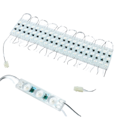 Módulo LED Resistente a Intemperie / 4500 Lúmenes / 110V / Luz Cálida 2 700 K / Hasta 20 Módulos en Serie / No Requiere Transformador. Módulo LED Resistente a Intemperie / 4500 Lúmenes / 110V / Luz Cálida 2 700 K / Hasta 20 Módulos en Serie / No Requiere Transformador.