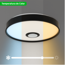 Luminario LED JLAR-3003 / 30W / 2400 Lúmenes / Bluetooth Control App / Voltaje 85-265V / Temperatura 6500K Fría / Garantía 3 Años