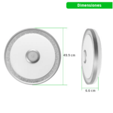 Luminario LED de 40W / 3000 Lúmenes / Ø 490mm x 66mm / Voltaje 85-265V / Temperatura Fría 6500K / Conexión Bluetooth / App iLink.