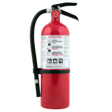 Extintor Desechable de Polvo Químico Seco | Fuegos Clase A, B y C | Talleres y Garaje | Pieza  Cilindro Rojo