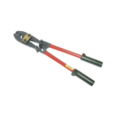 Herramienta ponchadora grande con acción compuesta para terminales No.6 - 4/0 AWG. Herramienta ponchadora grande con acción compuesta para terminales No.6 - 4/0 AWG.
