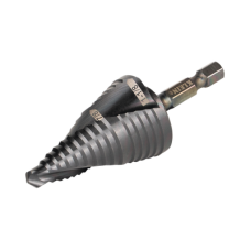 Broca Escalonada 12 en 1, de Liberación Rápida, Acanaladura en Espiral, produce Agujeros de 2-3 cm e Intermedios. 10x más Durable