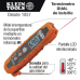 Termómetro Doble IR/Sonda con Medición ºC y ºF. Con Pantalla Retroiluminada