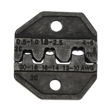 Matriz Ponchadora, Terminales sin Aislamiento o de Cilindro Abierto, 10-20 AWG. Compatible con Pinza Ponchadora VDV200-010 Matriz Ponchadora, Terminales sin Aislamiento o de Cilindro Abierto, 10-20 AWG. Compatible con Pinza Ponchadora VDV200-010