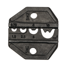 Matriz Ponchadora para Terminales sin Aislamiento, 8-18 AWG. Compatible con Pinza Ponchadora VDV200-010. Matriz Ponchadora para Terminales sin Aislamiento, 8-18 AWG. Compatible con Pinza Ponchadora VDV200-010.