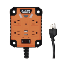 Multicontacto Powerbox 1, con 4 Salidas 120 Vca, 2 USB-A / 1 USB-C, Luces LED Integradas y Soporte Magnético