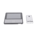 KIT DE VIDEOPORTERO IP COLOR NEGRO / Apertura con app / Súper elegante / Monitor WIFI / Alimentación 110vca