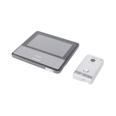 KIT DE VIDEOPORTERO IP COLOR NEGRO / Apertura con app / Súper elegante / Monitor WIFI / Alimentación 110vca