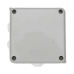 Caja de Conexiones Impermeable IP65, 7 Entradas, Dimensiones 100 x 100 x 70 mm, para Instalaciones Industriales, Comerciales y Residenciales, Incluye Tornillería para su Instalación