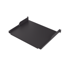 Charola para Soportar Equipos en Rack de 19 in, Profundidad de 34 cm, Color Negro, 1U