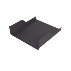 Charola para Soportar Equipos en Rack de 19 in, Profundidad de 50 cm, Color Negro, 3U