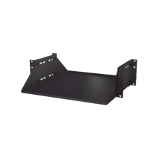 Charola para Soportar Equipos en Rack de 19 in, Doble Fijación, Color Negro, 3U