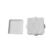  Caja de Conexiones Impermeable IP55 con 4 Entradas, 80 x 80 x 50 mm, para Instalaciones Industriales, Comerciales y Residenciales, Incluye Tornillería para su Instalación