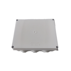 Caja de Conexiones Impermeable IP65, 10 Entradas, Dimensiones 200 x 155 x 80 mm, para Instalaciones Industriales, Comerciales y Residenciales, Incluye Tornillería para su Instalación