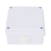 Caja de Conexiones Impermeable IP65, 7 Entradas, Dimensiones 100 x 100 x 70 mm, para Instalaciones Industriales, Comerciales y Residenciales, Incluye Tornillería para su Instalación