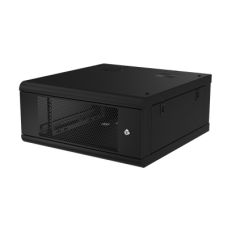Gabinete de Pared con Puerta Perforada, 635mm de Profundidad, 4U Rack de 19 in, Acero Reforzado