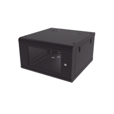 Gabinete de Pared con Puerta de Cristal Templado, 635 mm de Profundidad, 6U Rack de 19 in, Acero Reforzado Gabinete de Pared con Puerta de Cristal Templado, 635 mm de Profundidad, 6U Rack de 19 in, Acero Reforzado