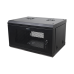 Gabinete de Pared de 6U con Puerta Perforada, 455 mm de Profundidad Total, Rack de 19'', Acero Reforzado Color Negro